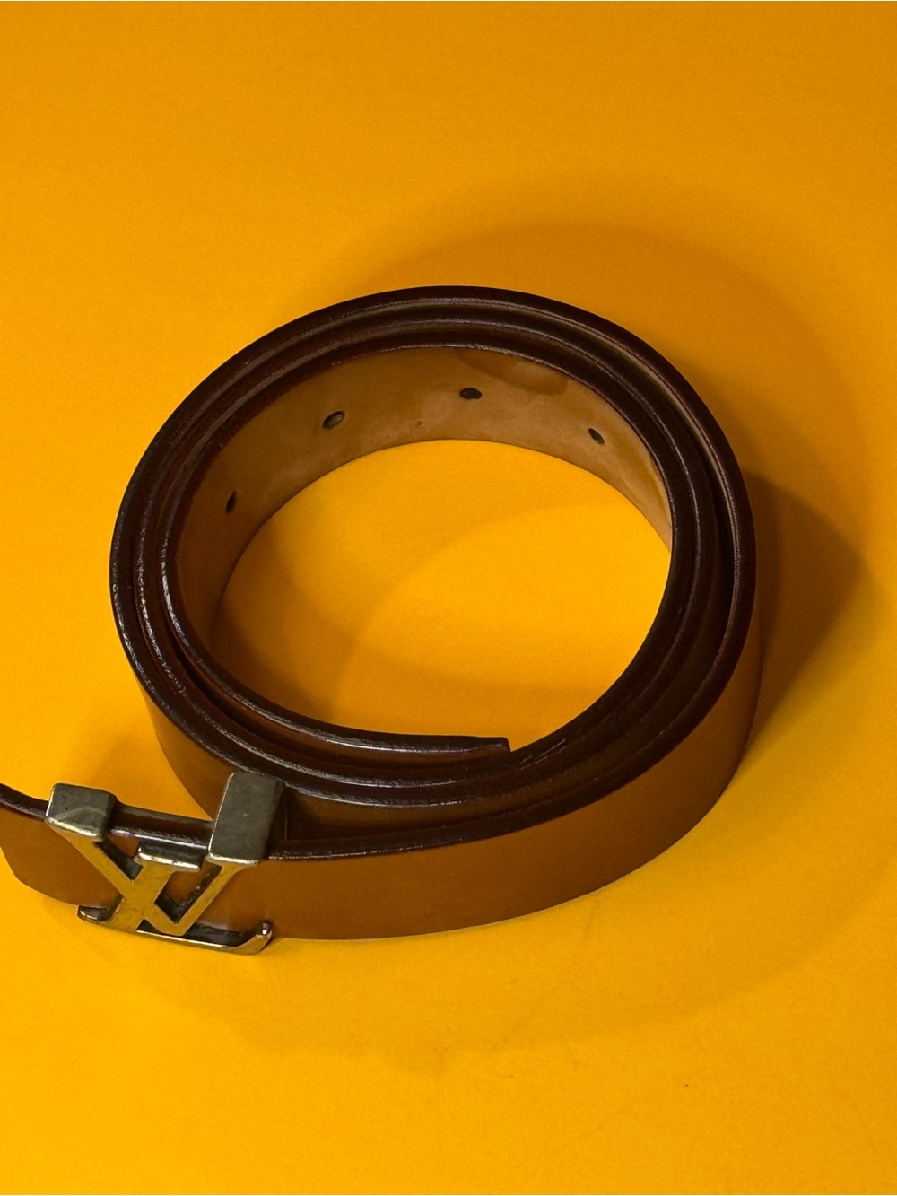 Louis Vuitton Tan Belt with Silver Buckle - Picture 15 of 15